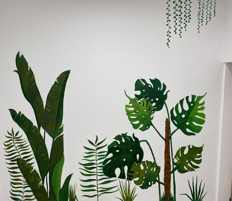 Ремонт на Дома. Рисуване на Стена. Декорация. Боядисване.