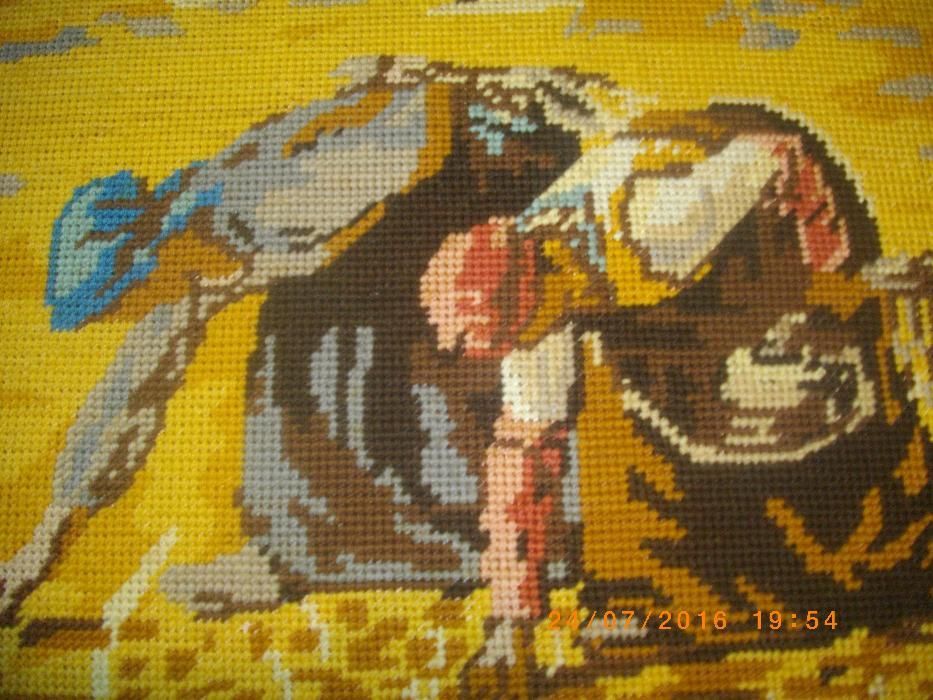 78х58см-Жътварките-Гоблен-Голям Ръчен-Класика-Френски