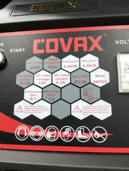 Generator COVAX 8,5 kv