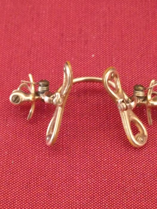 Пенсне золото без стёкол