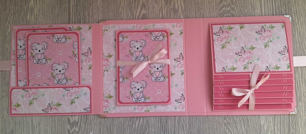 Скрапбук албум "Пухкава коала", ръчна изработка /53.50