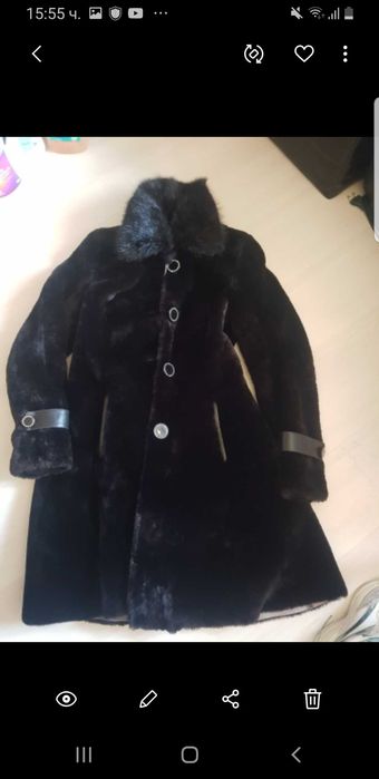 Палто от естествена кожа