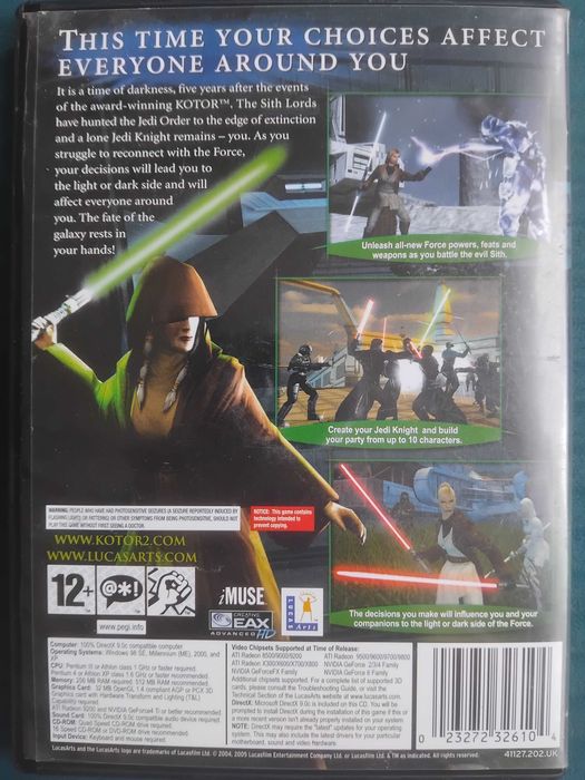 Star Wars Knights of the Old Republic II: The Sith Lords - PC GAME