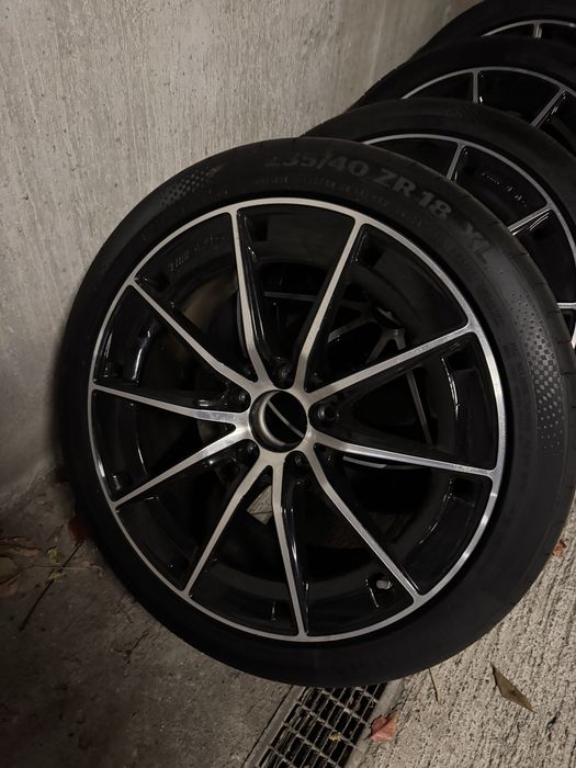 Jante Mercedes AMG 18 cu anvelope Conti Sport Contact 235 40