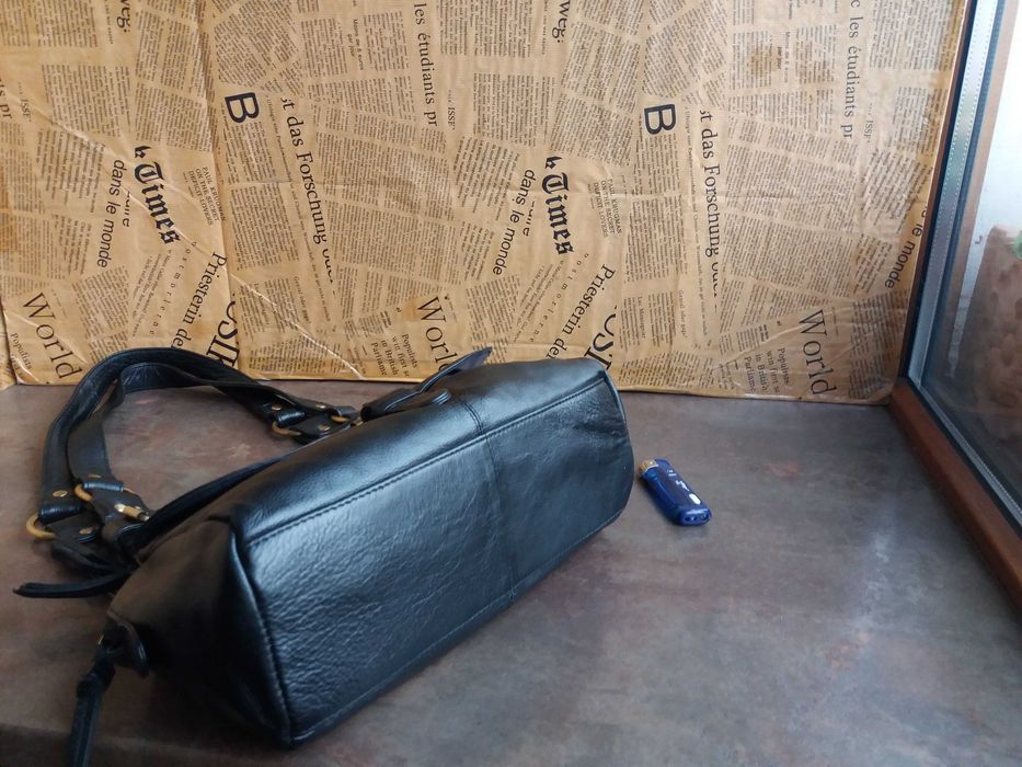 дамска чанта,черна малка кожена торба-естествена кожа