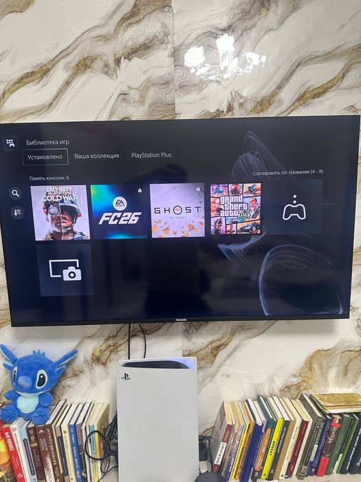 Ps5 FaT 825gb Top uyinlari bilan 2ta joystik