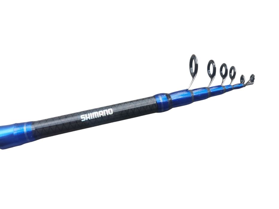 Карбонов телескоп за спининг и плувка Shimano