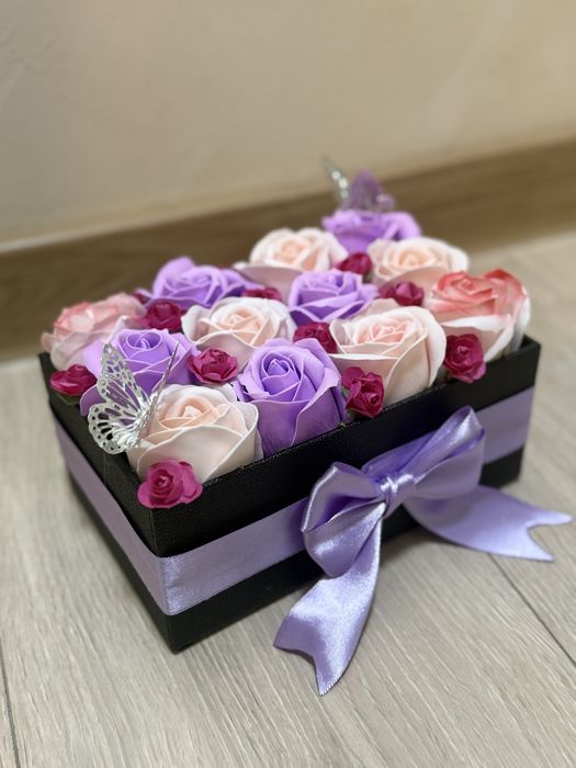 Уникални сапунени букети – ръчна изработка и стилна аранжировка