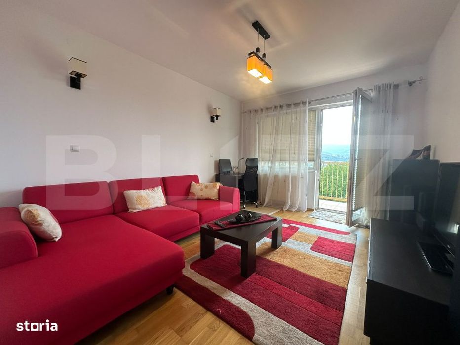 Apartament 1 camera decomandat, 39 mp + terasa 6 mp, Pietroasa