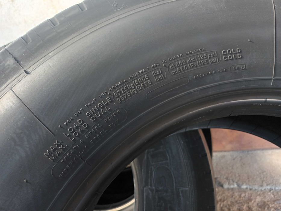 4 гуми за ремарке 265/70 R19.5 Michelin XTE2 143/141J FRT Germany