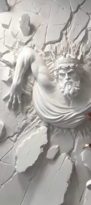 Барельеф на стене по всему Казахстану