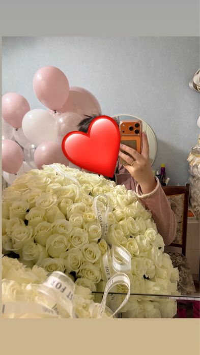 101 роза метровый голландские