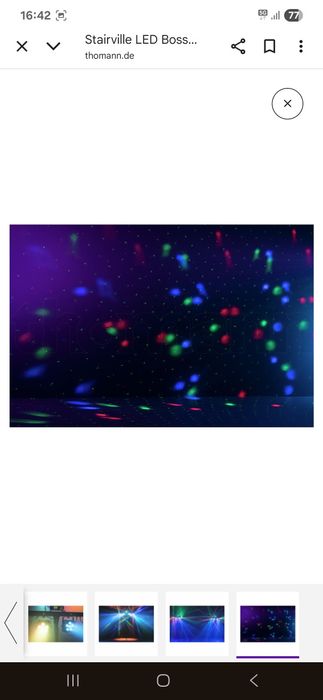 Lumini led dj cu stativ husa si telecomanda