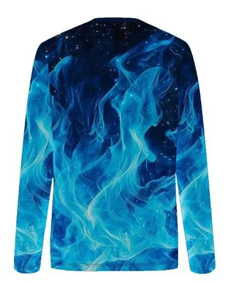 Bluza femei,blue flame