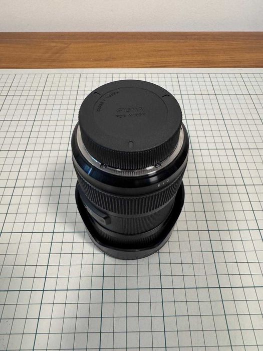 Sigma 18-35 f/1.8 Nikon F + adapter Nikon G, MFT