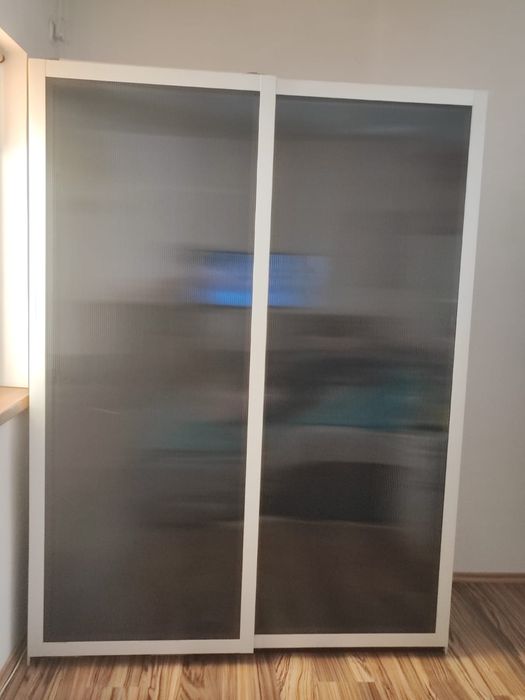 Dulap tip IKEA, 2 uşi,culisante, negru, 60x150x200 cm . Ca nou
