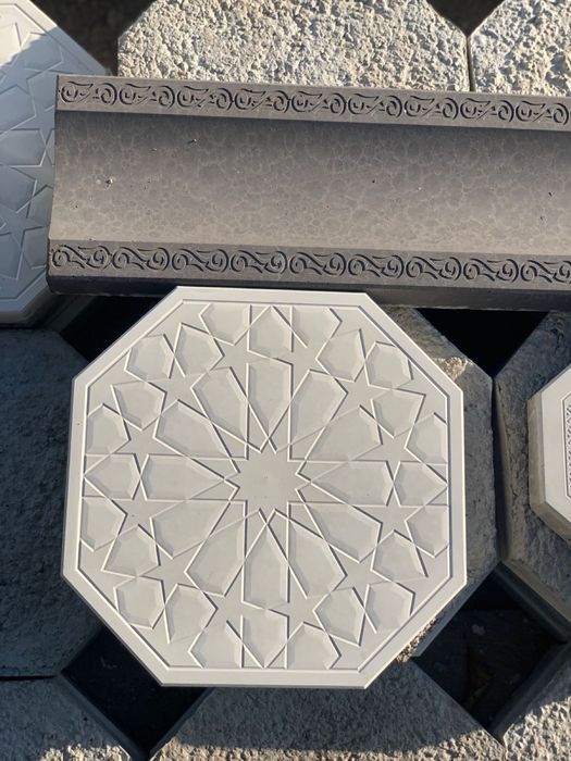 Брусчатка, брущатка, бордюр