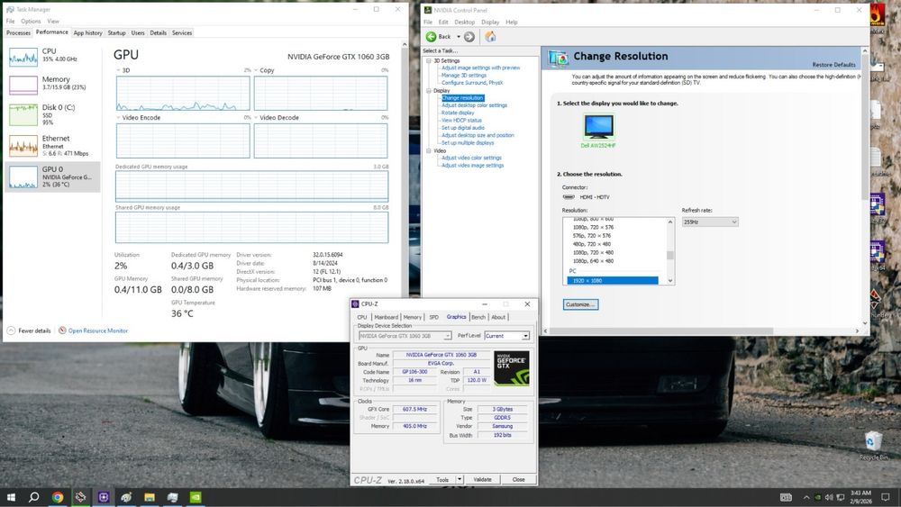 Vând PC low end GTX 1060 i3 9100F 16GB RAM