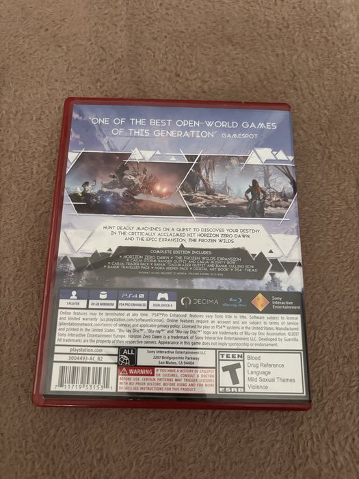 Joc Horizon zero down ps4
