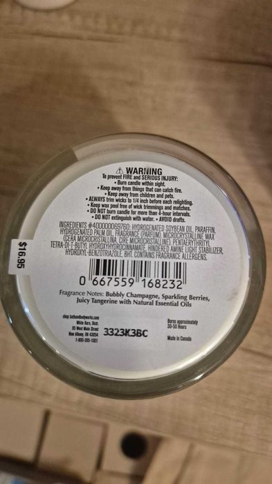 Lumanari Bath and Body works