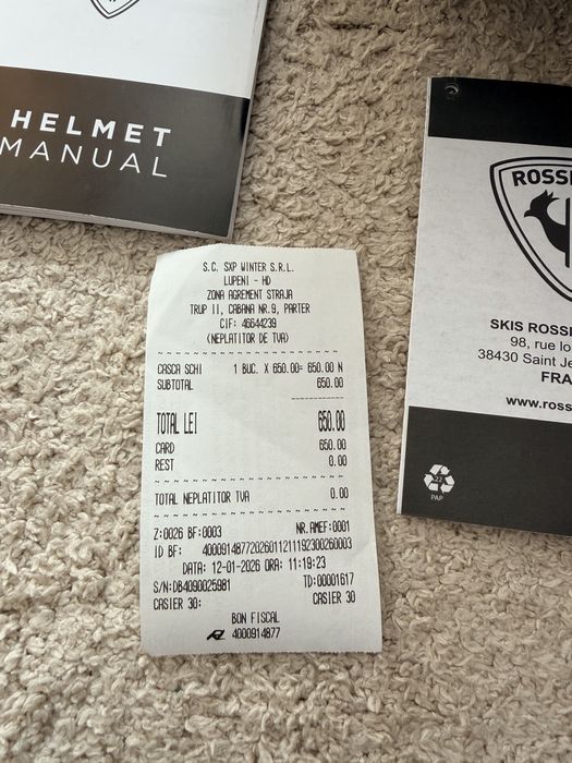 Vand casca ski Rossignol