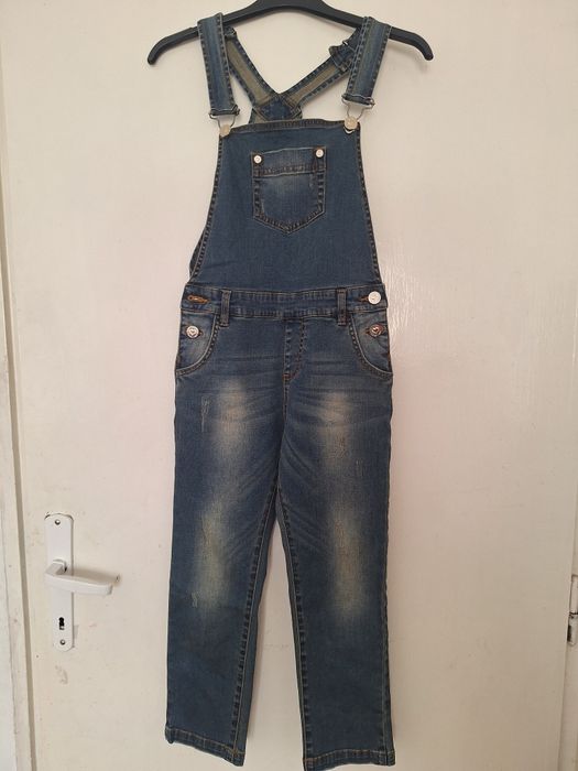 Дънков гащеризон  TWINSET за момиче  116-122, 6-7г