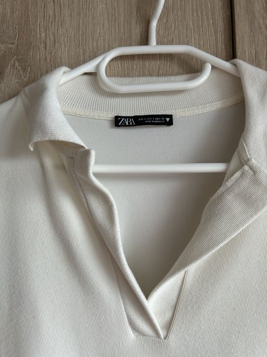 Body Zara de culoare crem