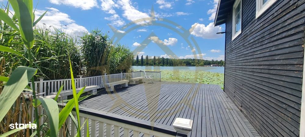 Dom00445 - vila de poveste la lac cu ponton in snagov
