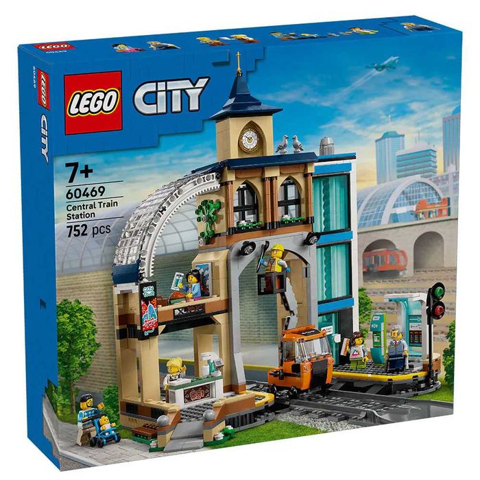 Нови Lego City - Централна гара (60469)/Пожарна бригада (60321)