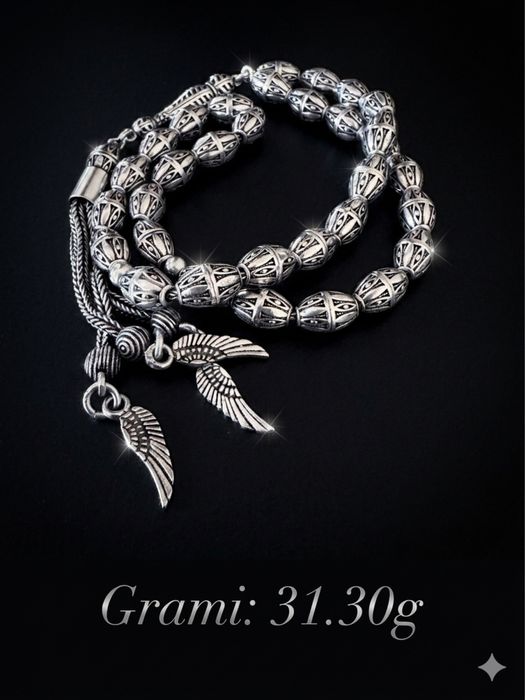 Kumush tasbeh Turkiya maxsuloti