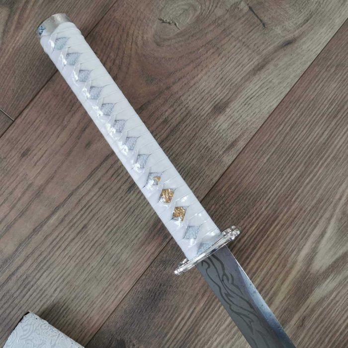 Меч Катана Бял Дракон / White Dragon високо въглеродна стомана Katana