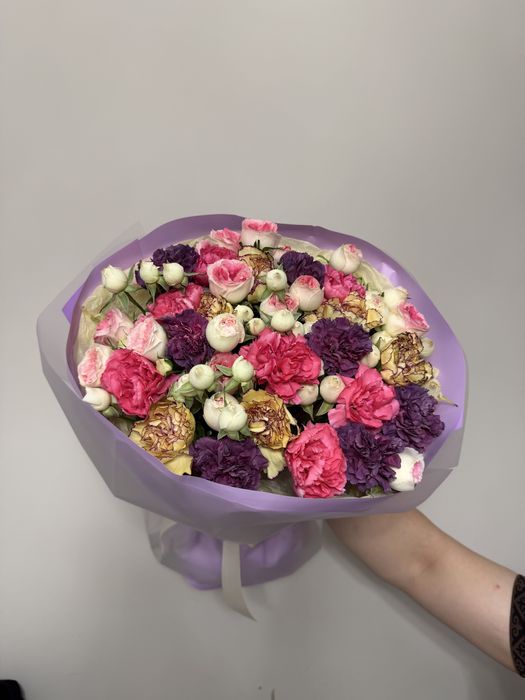 Цветы дофаминовый букет