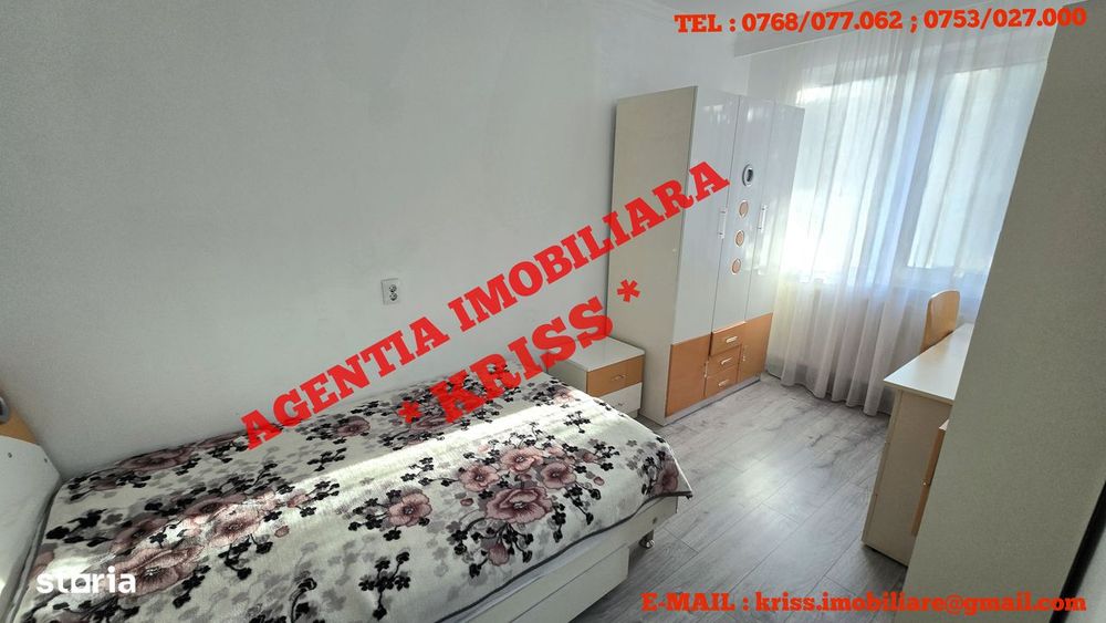 Apartament 3 Camere SEMICENTRAL Conf. 1 Etaj 1 Mobilat Utilat Complet