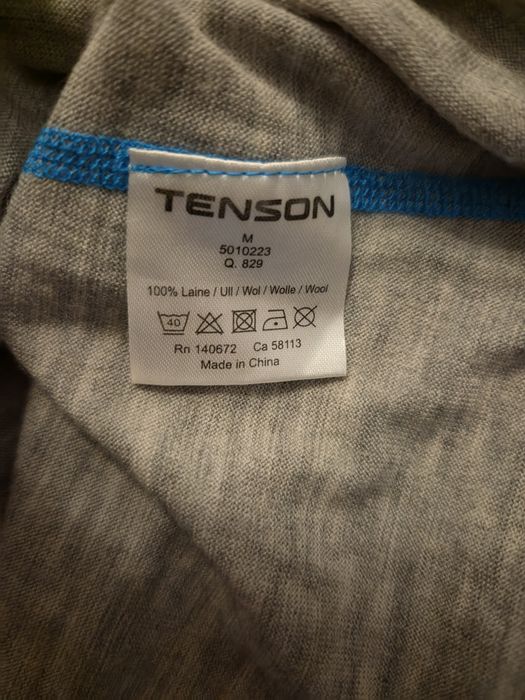 Bluză termică Tenson 100% lână merino bărbați S – impecabilă