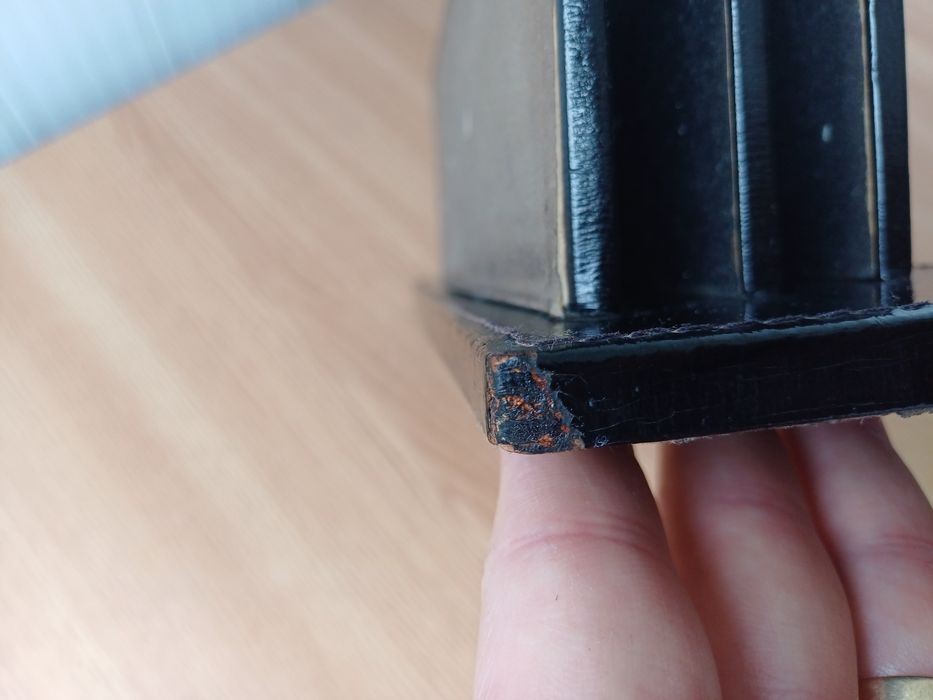 Accesorii decorațiuni înfrumusețare piele lemn Franța 1950