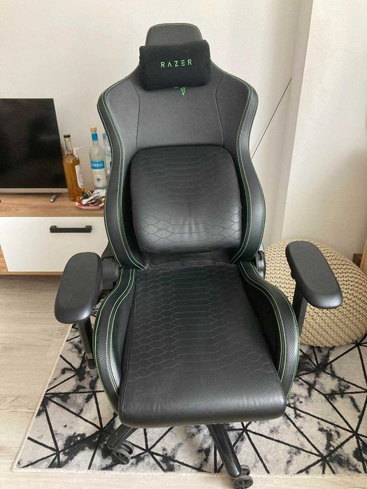 Gaming геймърски/офис стол Razer Iskur XL, Зелен