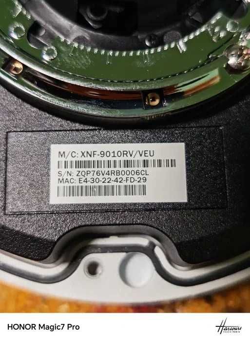 Cameră de supraveghere Wisenet XNF-9010RVX2 – 12MP, Fisheye 360°