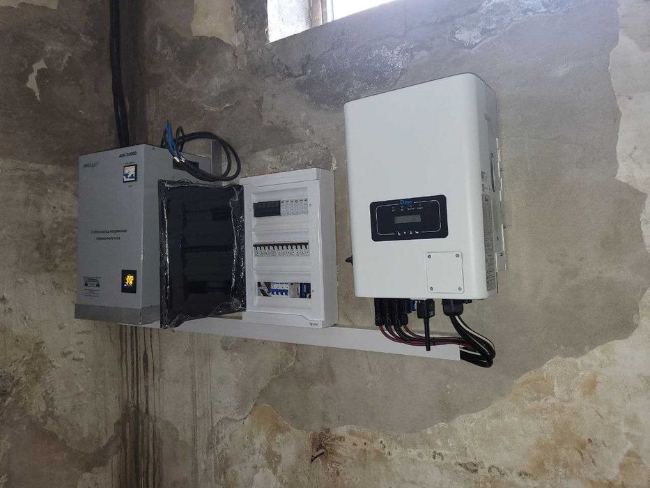 Quyosh panel podkluch ustanovka - установка солнечных панелей