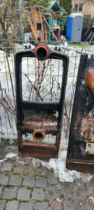 Vand  capac față /componente, centrala  pe lemne Romstal