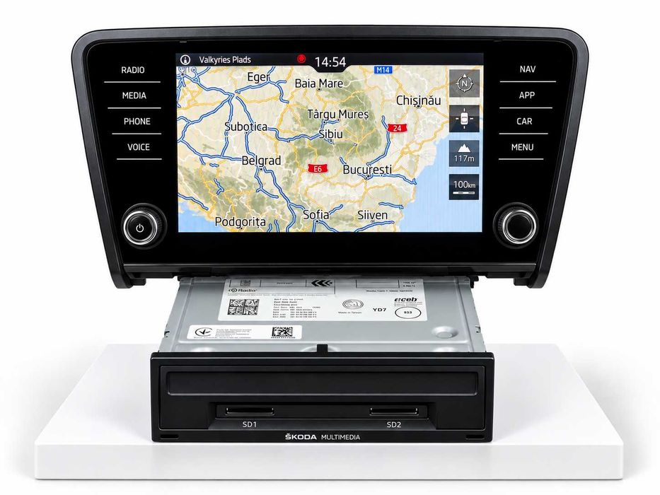 Set Unitate Navi Amundsen MIB + Ecran 8" Skoda Octavia 3 (2013–2019)