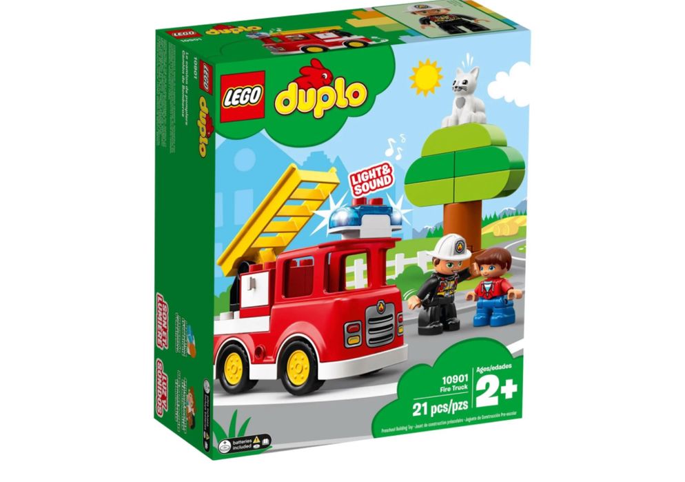 LEGO DUPLO - Camion de pompieri 10901, 21 piese