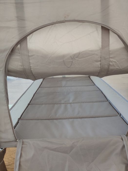 Преносимо бебешко легло 120х60 см с матрак и калъф