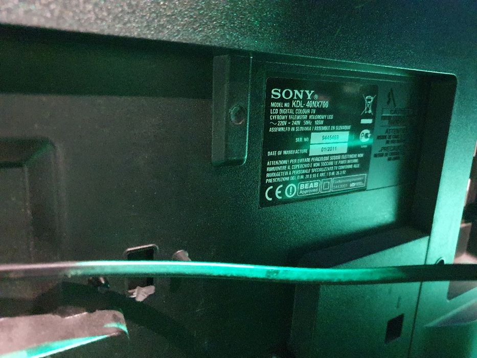 Smart tv Sony bravia kdl-40nx700