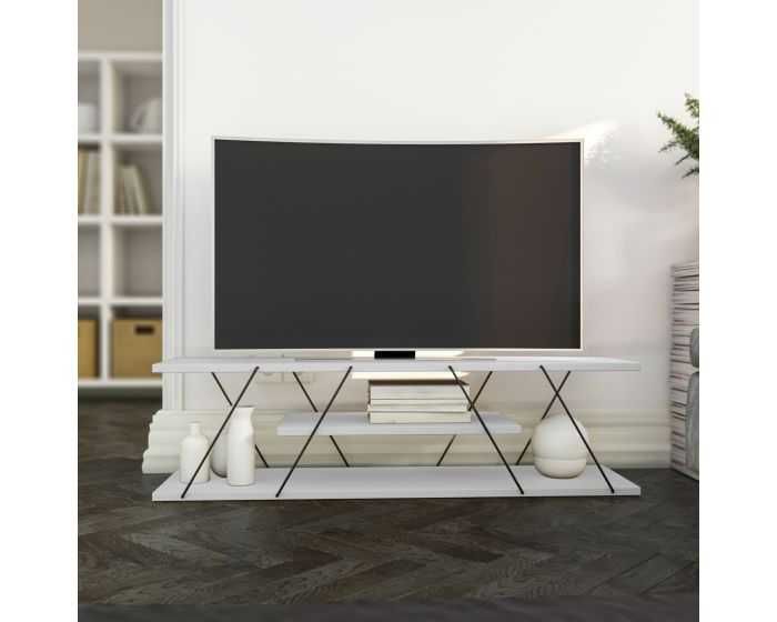 Модерен ТВ шкаф Tars - Цветове: Орех, Бял, Черен - Промоция!