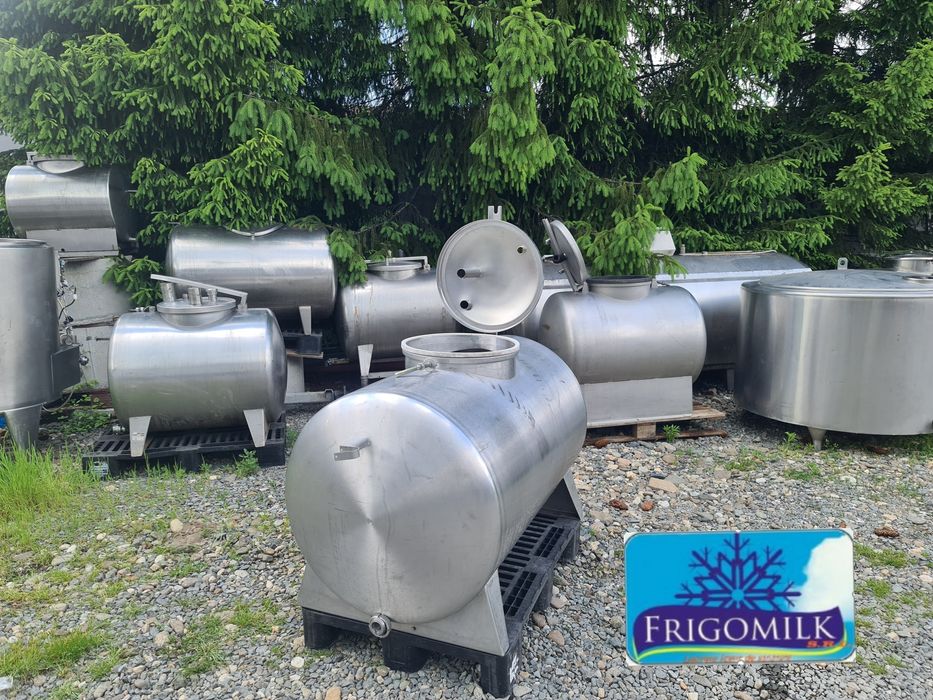 Cisterna transport lapte 550 litri , bazin inox lichide , rezervor