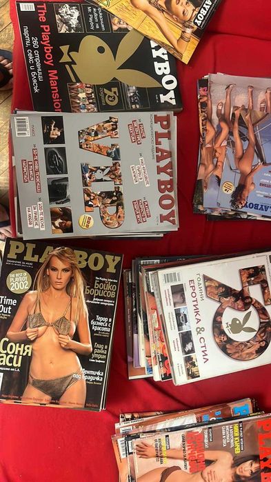 PLAYBOY списания - почти пълни години, като нови + оригинални дискове и карти | Само за колекционери