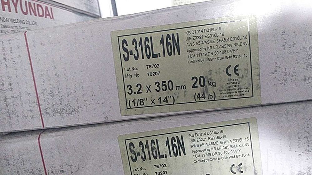 Электрод нержавейка HYUNDAI Elektrod SOS -   S-316 L. 16N