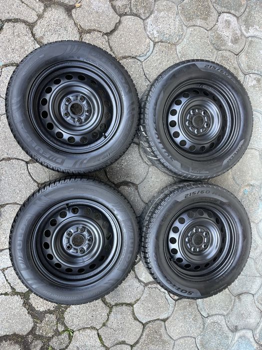 Jante 5x114.3mm, anvelope iarna 215/60 R16 Suzuki Vitara, S-cross, SX4