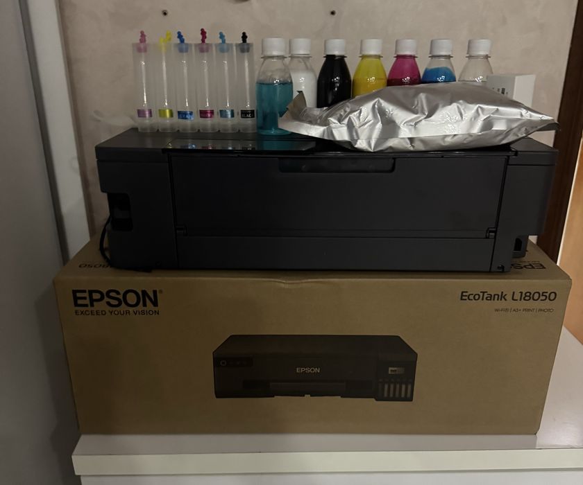 Продам DTF ( ДТФ) принтер Epson L 18050
