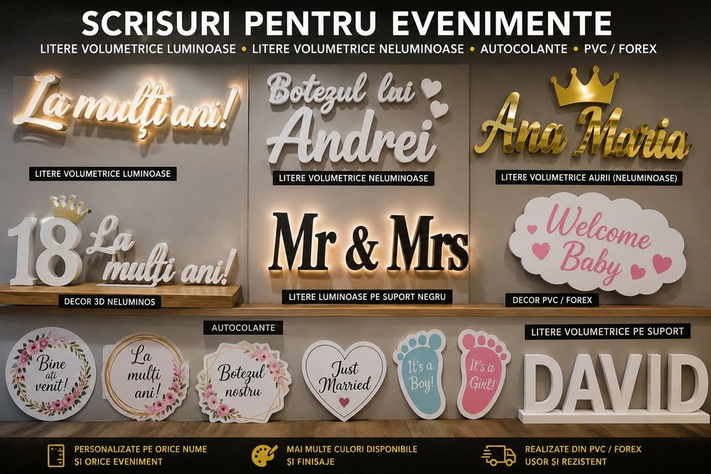 Scrisuri pt evenimente